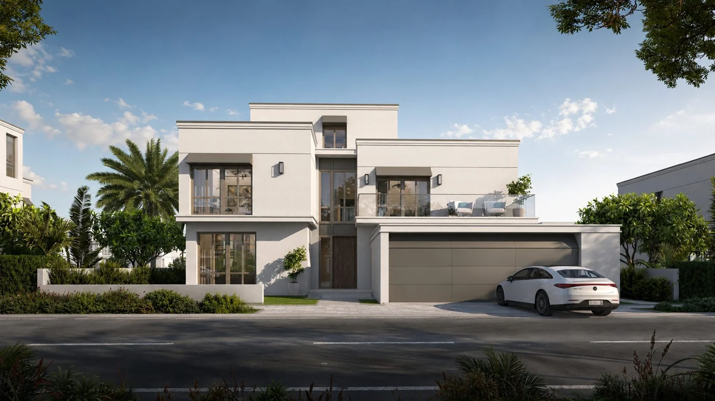 Architectural rendering of Palmiera villas